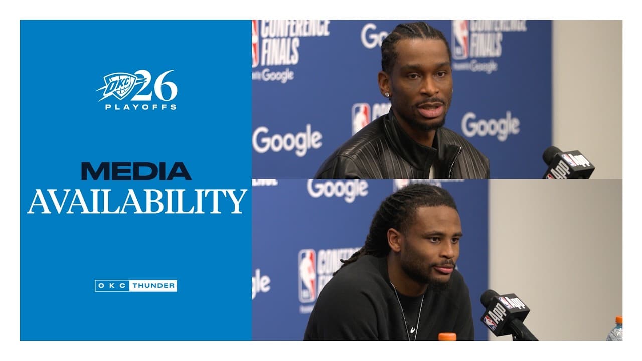 SGA and Cason After Game 7 | Playoffs | WCF Game 7 | Postgame Media | May 30, 2026