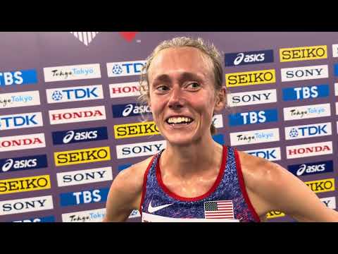 Taylor Roe is very, very tired after 10,000m final at 2025 Worlds