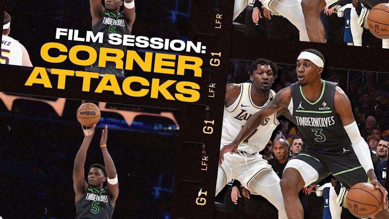 How the Wolves Picked Apart the Lakers Defense from the Corners in Game 1