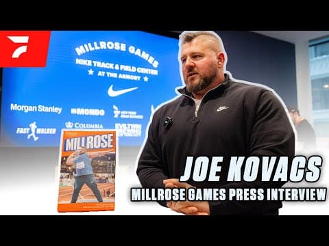 Joe Kovacs On Parenting And Staying At The Top Of His Game | Millrose Games Press Conference