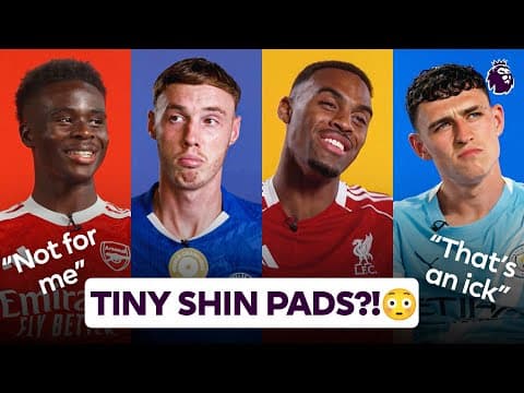 Are Tiny Shin Pads an Ick?! 👀 | Premier League Players React Part 1