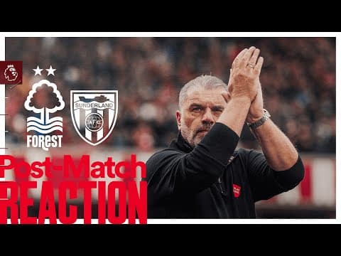 Ange Postecoglou's Sunderland Reaction 🗣️