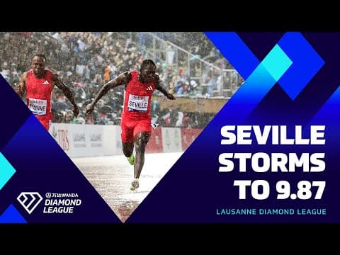 Oblique Seville takes down Olympic champ Noah Lyles in Lausanne | Wanda Diamond League
