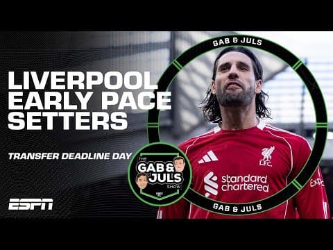 'CANCELLED EACH OTHER OUT!' Liverpool steal the win late vs. Arsenal, DEADLINE DAY & more | ESPN FC