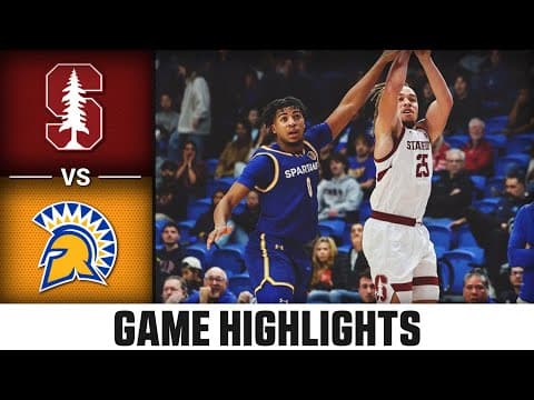 Stanford vs. San Jose State Game Highlights | 2025-26 ACC Men's Basketball
