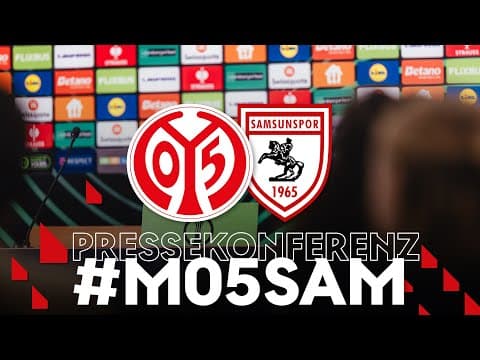 Die PK vor dem Spiel gegen Samsunspor | #M05SAM | #05ertv | Saison 2025/26