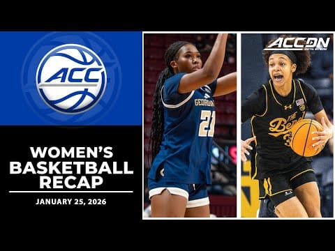 Women's Basketball Recap | January 25, 2026