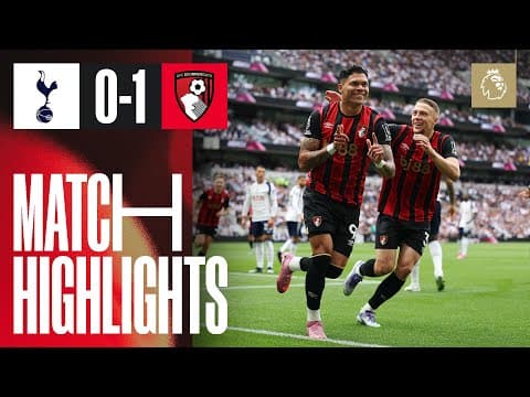 Early Evanilson finish secures back-to-back Premier League wins | Spurs 0-1 AFC Bournemouth