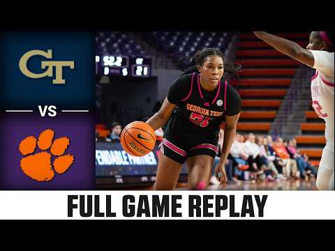 Georgia Tech vs. Clemson Full Game Replay | 2025-26 ACC Women's Basketball