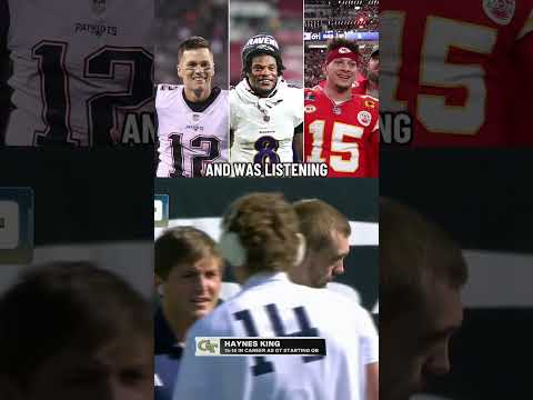 Georgia Tech QB Haynes King models his game after Tom Brady, Lamar Jackson and Patrick Mahomes 😮‍💨