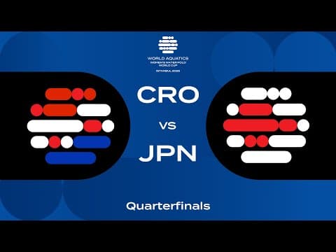 Croatia vs Japan | Women's Water Polo World Cup 2025 Quarterfinals Highlights