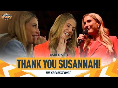Saying Goodbye to our favorite host, the GREAT Susannah Fuller! | Morning Footy | CBS Sports Golazo