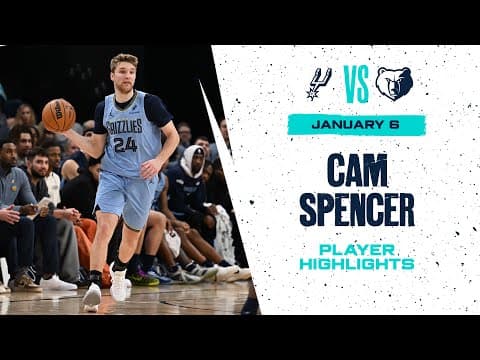 Cam Spencer Highlights vs. San Antonio Spurs