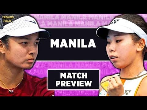 Eala vs Sakatsume | WTA Philippines 2026 | Tennis Talk Preview