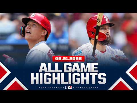 Highlights from ALL GAMES on 6/21 (POTENTIAL CATCH OF THE YEAR, Schwarber homers AGAIN & MORE)
