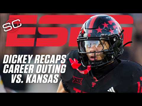 Cameron Dickey on Texas Tech's 6-0 start & his big performance vs. Kansas | SportsCenter