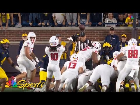 New Mexico scores TD on CRAZY TRICK PLAY against Michigan | COLLEGE FOOTBALL HIGHLIGHTS | NBC Sports