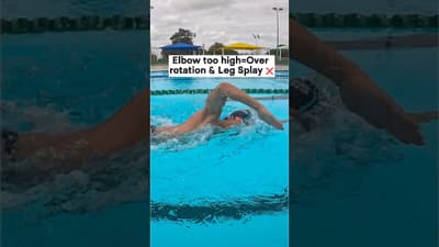 Keep the elbow moderately low during recovery.