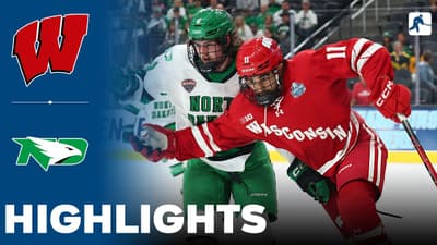 Wisconsin vs North Dakota | NCAA Hockey Frozen Four Semi Final | Highlights - April 09, 2026