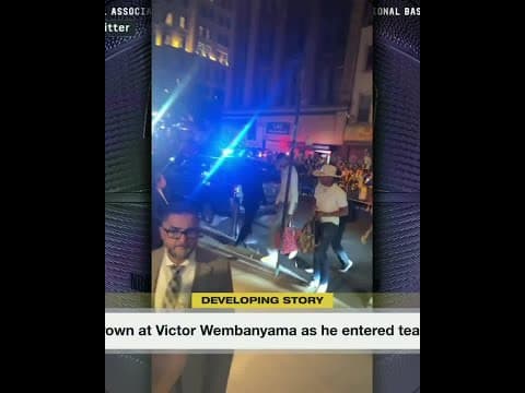 Shams reports on the harassment Victor Wembanyama faced after Game 4