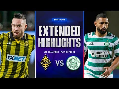 Kairat Almaty vs. Celtic: Extended Highlights | UCL Qualifiers - Play-off Leg 2 | CBS Sports Golazo