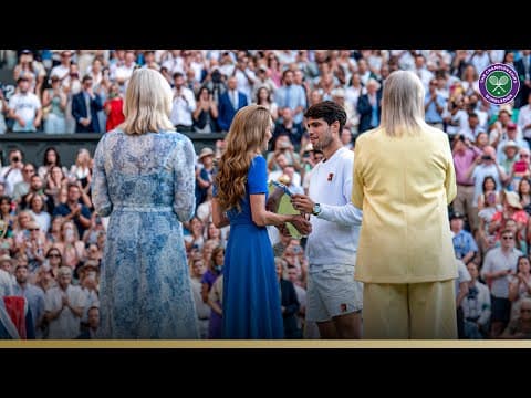 "I'll be back" | Carlos Alcaraz | Final | Runner Up | On-court Interview | Wimbledon 2025