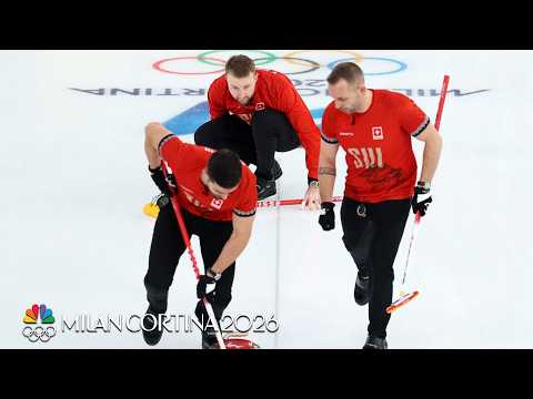 Switzerland holds off Sweden to remain perfect in men's curling | Winter Olympics 2026 | NBC Sports