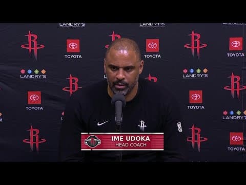 Press Conference by Ime Udoka vs Jazz