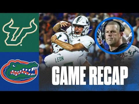 USF stuns No. 13 Florida at the Swamp | What does this mean for Billy Napier? | Game Recap