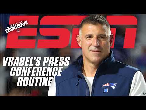 Inside Mike Vrabel’s press conference routine | NFL Countdown