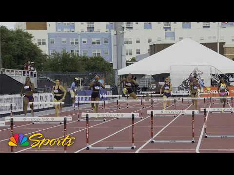 Kemi Adekoya victorious in women's 400m hurdles at Lone Star Grand Prix | NBC Sports