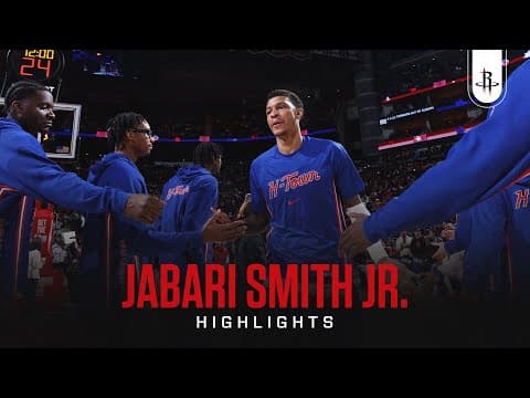 Jabari Smith Jr. (19 points) Highlights vs. Dallas Mavericks