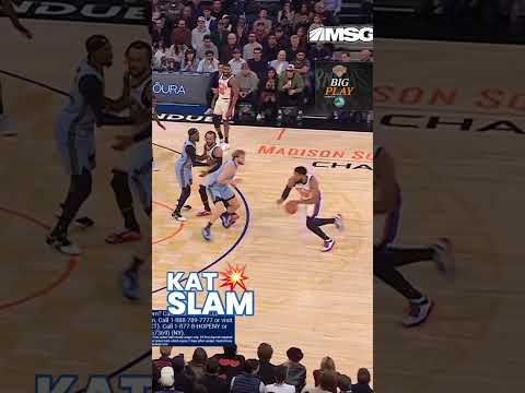 too easy for the big fella 🙌 #karlanthonytowns #nba #nyknicks