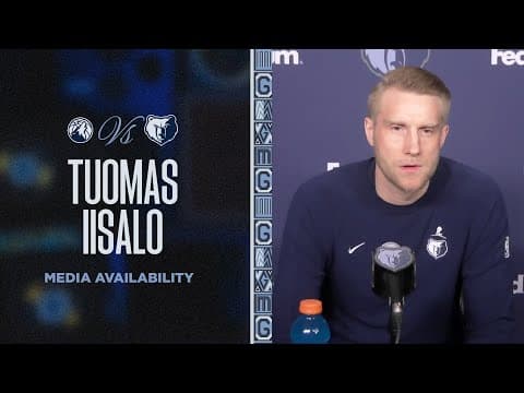 Tuomas Iisalo Press Conference | Grizzlies vs. Timberwolves
