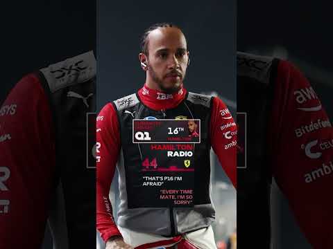 LewisHamilton failed to make it out of Q1 for the third straight race 😳