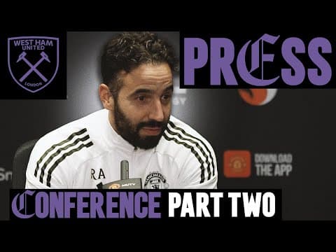 "They Have To Fight" | Ruben Amorim Pre-West Ham | Press Conference: Part Two 🎙️