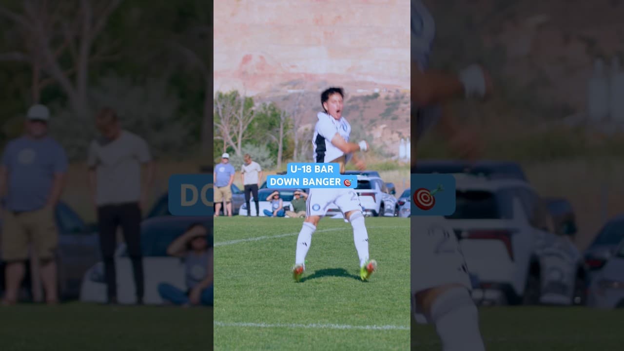 What a strike! 😤 #mlsnext #bardown #goal #academy #soccershorts