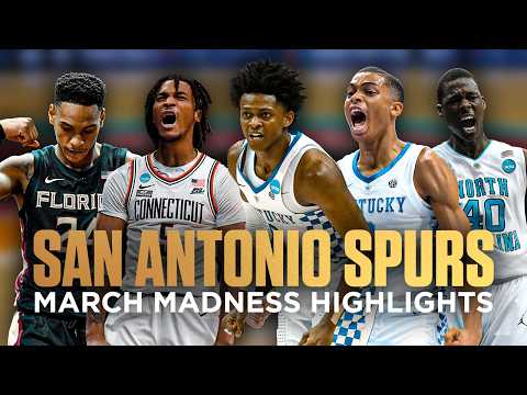 San Antonio Spurs in the 2026 NBA Finals: Top March Madness highlights