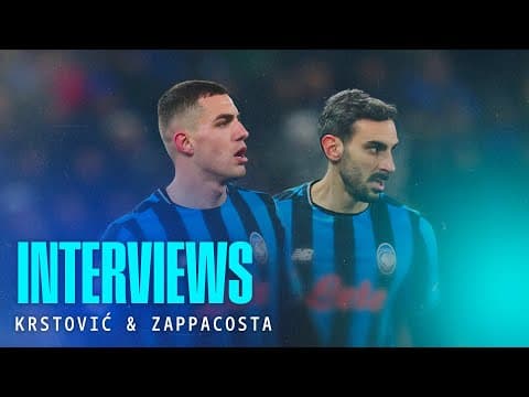 Atalanta-Athletic Club: il commento di Krstović e Zappacosta | UCL MD7 League Phase - EN SUB