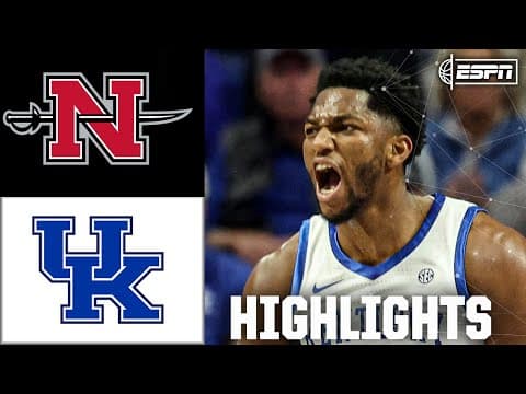 Nicholls Colonels vs. Kentucky Wildcats | Full Game Highlights | ESPN College Basketball