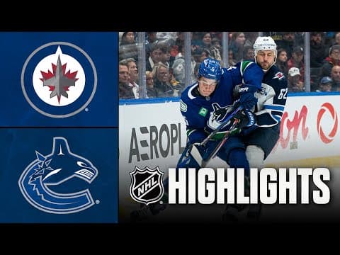 NHL Highlights | Jets vs. Canucks | November 11, 2025