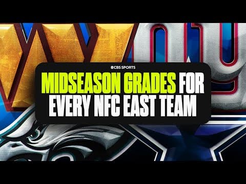 Midseason Grades for EVERY NFC East team: Eagles, Cowboys, Commanders, and Giants