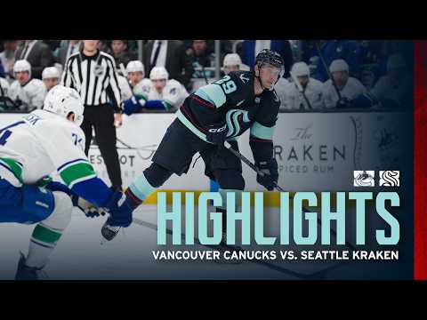 Vancouver Canucks vs. Seattle Kraken | 2/28 Game Highlights