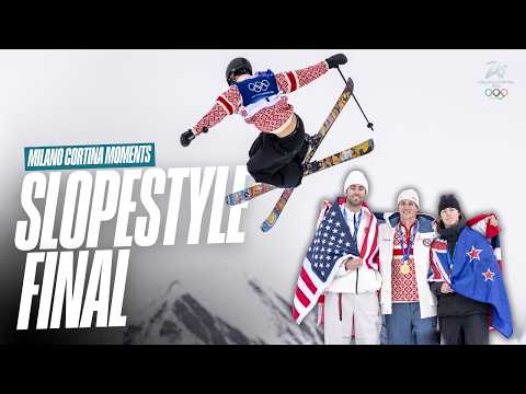 Bloody Lip for Olympic Gold🥇🇳🇴 | Men's Freeski Slopestyle Final | Milano Cortina Moments