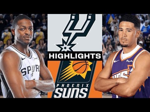 Spurs vs Suns: FULL GAME HIGHLIGHTS