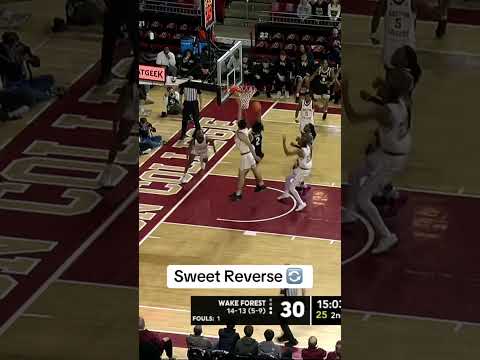 Juke Harris has all the moves 😤 #accbasketball #wakeforest #collegebasketball #basketball #godeacs