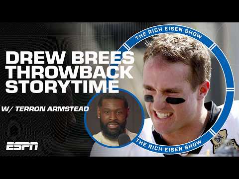 Terron Armstead shares a CLASSIC in-the-huddle Drew Brees story 🍿 | The Rich Eisen Show
