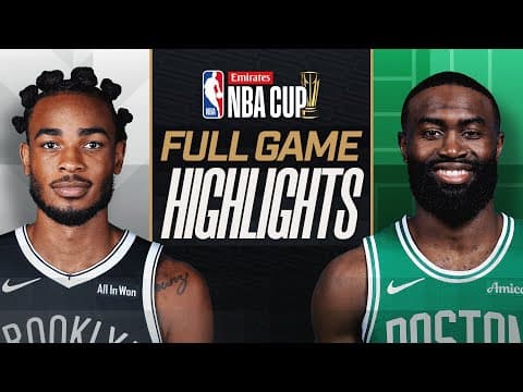 NETS at CELTICS | EMIRATES NBA CUP 🏆 | FULL GAME HIGHLIGHTS | November 21, 2025