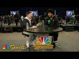 Kadyn Proctor on iconic 11-yard catch-and-run against Georgia: 'I'm a natural athlete' | NFL on NBC