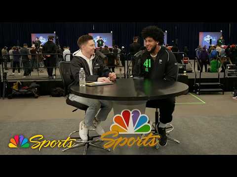 Kadyn Proctor on iconic 11-yard catch-and-run against Georgia: 'I'm a natural athlete' | NFL on NBC